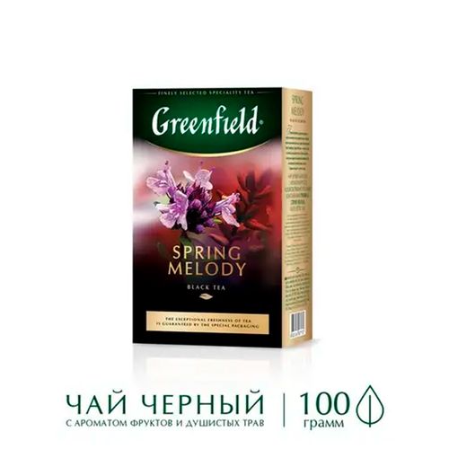 Листовой чай черный Greenfield Spring Melody, 100 гр