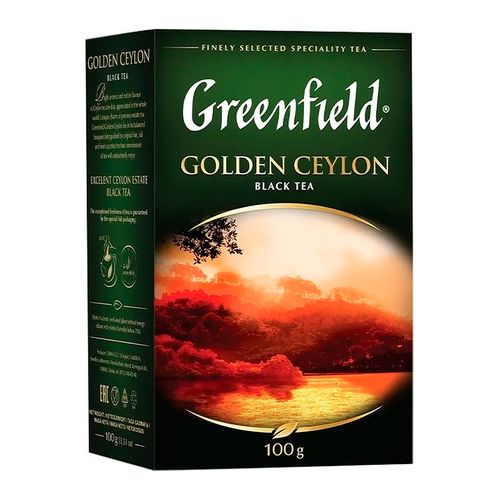 Листовой чай черный Greenfield Golden Ceylon, 100 гр, купить недорого