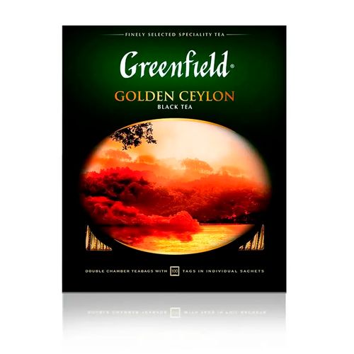 Чай черный в пакетиках Greenfield Golden Ceylon, 100 шт, купить недорого