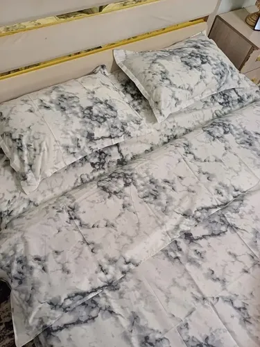 Комплект постельного полуторного белья Linens 10833, купить недорого