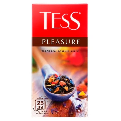 Чай черный в пакетиках Tess Pleasure, 25 шт