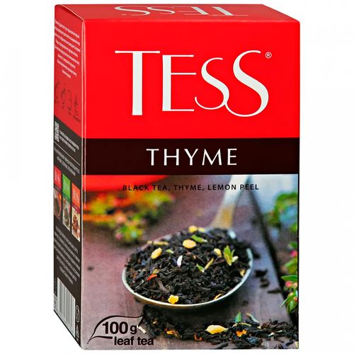 Листовой чай черный Tess Thyme, 100 гр