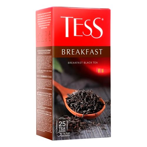 Чай черный в пакетиках Tess Breakfast, 25 шт, купить недорого