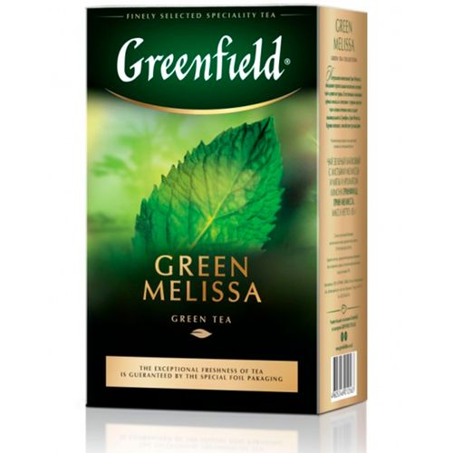 Листовой чай зеленый Greenfield Melissa, 85 гр, купить недорого
