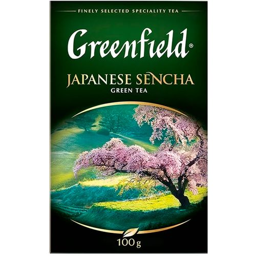 Листовой чай зеленый Greenfield Japanese Sencha, 100 гр, купить недорого