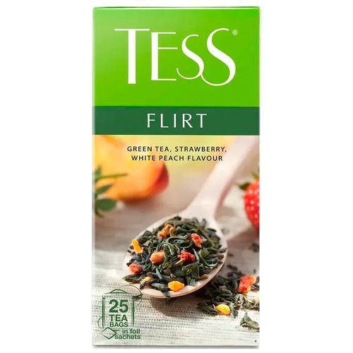 Чай зеленый в пакетиках Tess Flirt, 25 шт