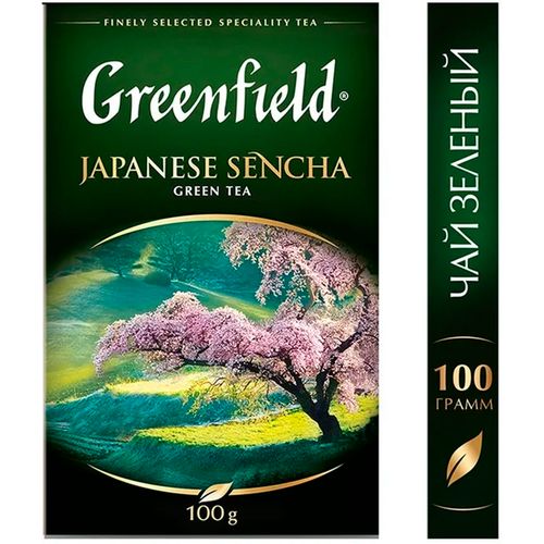 Листовой чай зеленый Greenfield Japanese Sencha, 100 гр