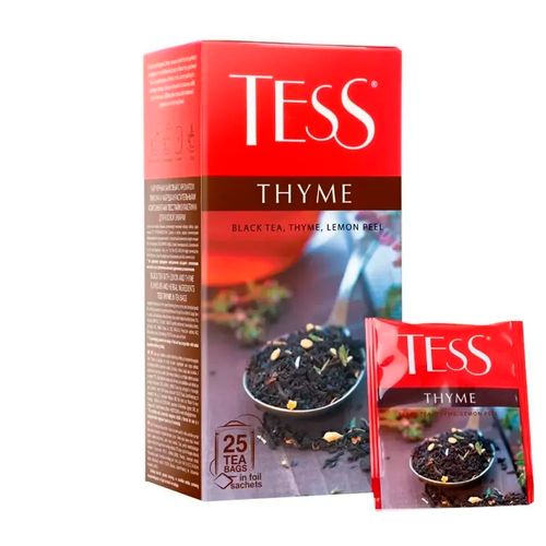 Чай черный в пакетиках Tess Thyme, 25 шт, в Узбекистане