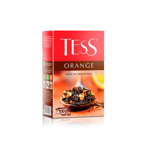 Листовой чай черный Tess Orange, 100 гр, купить недорого