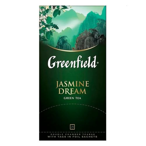 Чай зеленый в пакетиках Greenfield Jasmine Dream, 25 шт, купить недорого