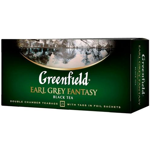 Чай черный в пакетиках Greenfield Earl Grey Fantasy, 25 шт, купить недорого