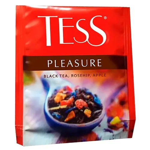 Чай черный в пакетиках Tess Pleasure, 100 шт, в Узбекистане