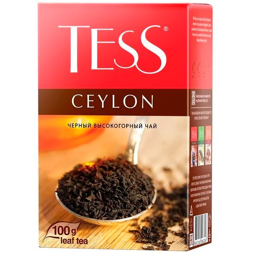 Листовой чай черный Tess Ceylon, 100 гр, купить недорого