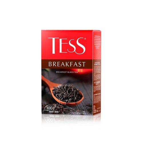 Листовой чай черный Tess Breakfast, 100 гр, купить недорого