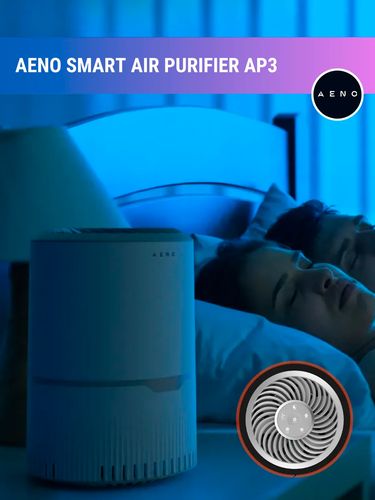 Aeno Air Purifier AP3 havo tozalagich-ionizatori, Oq, sotib olish