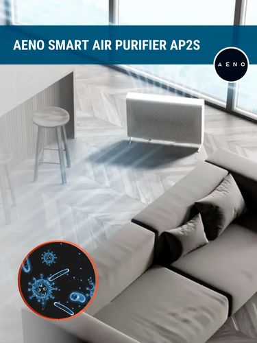 Очиститель воздуха с ионизацией Aeno Air Purifier AP2S, Белый, arzon