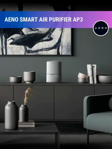 Aeno Air Purifier AP3 havo tozalagich-ionizatori, Oq, фото № 4