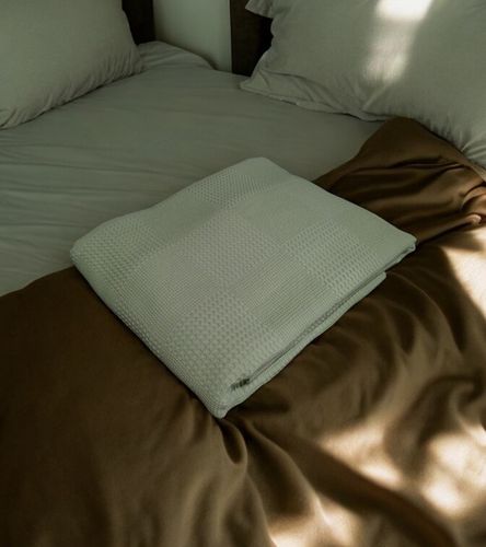 Linens 2345 bir yarimtalik choyshab, 160x220 sm, yashil