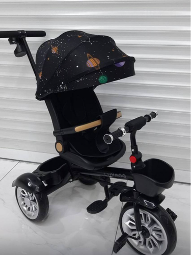 Велоколяска Kidilo 882, Черный