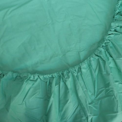 Простыня на резинке Linens 10680, 160x200x25 cм, Зеленый, купить недорого