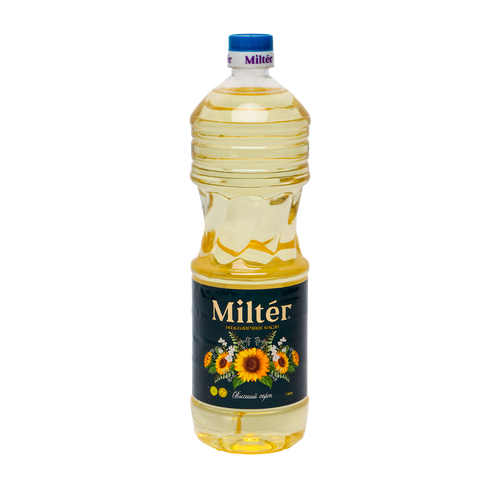 Подслонечное масло Milter Высший сорт, 1 л (Доступно для Ферганы)