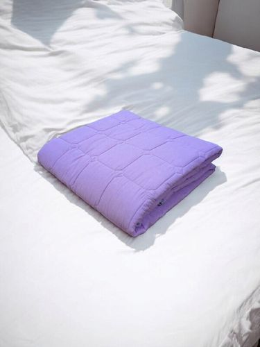 Летнее двуспальное одеяло Linens 3233, 195х215 см, Сиреневый, фото