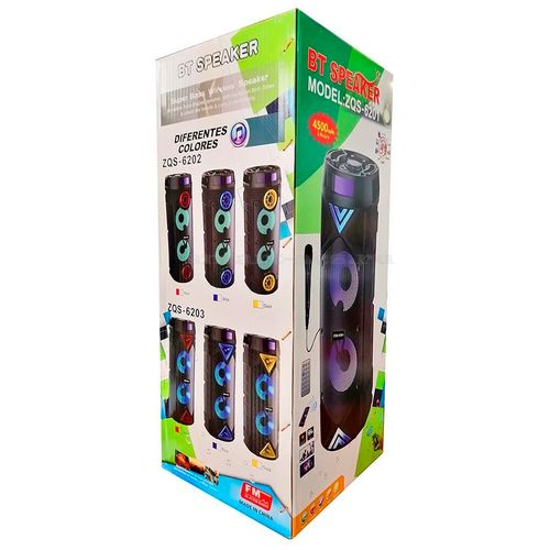 Портативная акустика с микрофоном Sing-e Subwoofer ZQS-6203, Черный, в Узбекистане