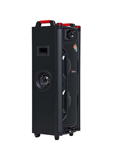 Subwoofer BQHONG MT1023 portativ mikrofonli akustikasi, qora, купить недорого