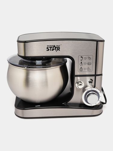 Стационарный миксер Winning star ST-5300, Серый, в Узбекистане
