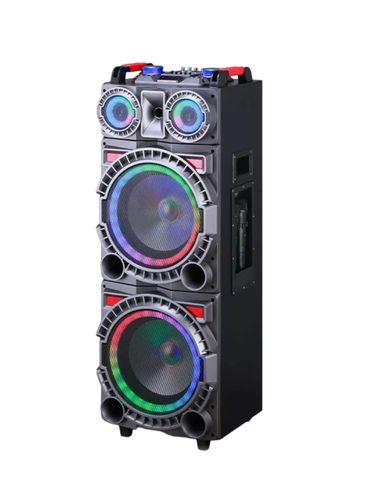 Mikrofonli portativ akustika Subwoofer BQHONG MT12631, Qora, купить недорого