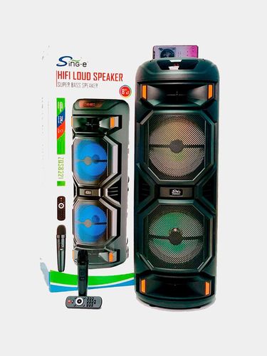 Колонка Subwoofer Sing-e ZQS8221, Черный, купить недорого