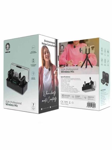 Микрофон Green Wireless Professional, Черный, в Узбекистане