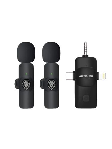 Микрофон Green Case 3in1, Черный
