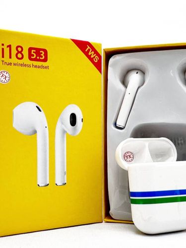 Беспроводные наушники Bluetooth FX TWS i18, Белый, фото