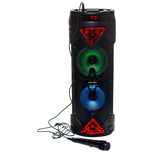 Портативная акустика с микрофоном Sing-e Subwoofer ZQS-6203, Черный