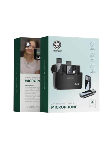 Микрофоны Green Digital Displey, Черный, купить недорого