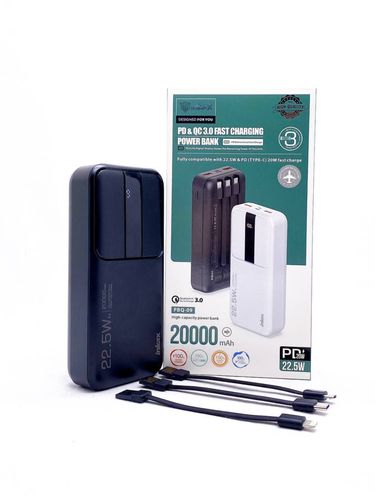 Внешний аккумулятор Inkax PBQ09 3X1 20000mAh, Черный