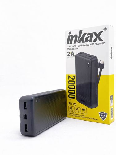 Внешний аккумулятор Inkax PB25 20000 mAh, Черный