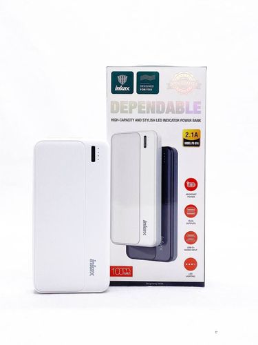 Внешний аккумулятор Inkax PB01A 10000mAh, Белый, купить недорого