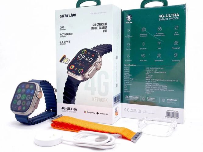Смарт-часы Green Lion 4G Ultra, Черный, купить недорого