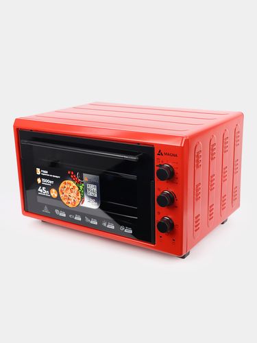 Мини-печи MAGNA MF-4515-04RD, объем 45 литр, 1500 Вт, купить недорого
