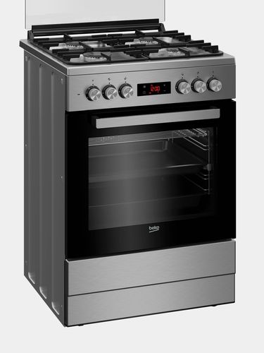 Gaz plitasi Beko FSM62330DXT, po'lat rang, купить недорого