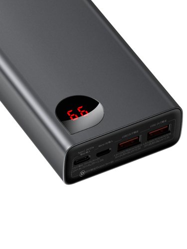 Tashqi batareya (Power bank) Baseus Adaman 20000mAh 65W PPADM65-S, qora, фото