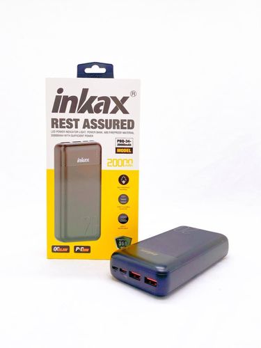 Внешний аккумулятор Inkax PBQ34 20000mAh, Черный