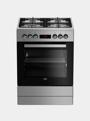 Gaz plitasi Beko FSM62330DXT, po'lat rang