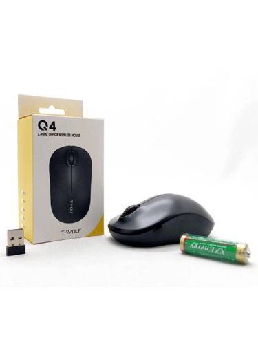 Компьютерная мышка беспроводная игровая T-Wolf Q4, Черный