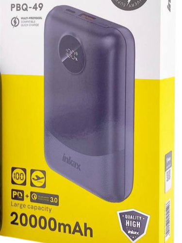 Внешний аккумулятор Inkax PBQ49 20000mAh, Черный