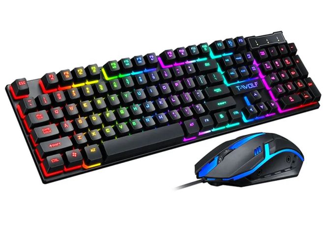 Klaviatura va sichqoncha T-Wolf TF200 USB, qora, в Узбекистане