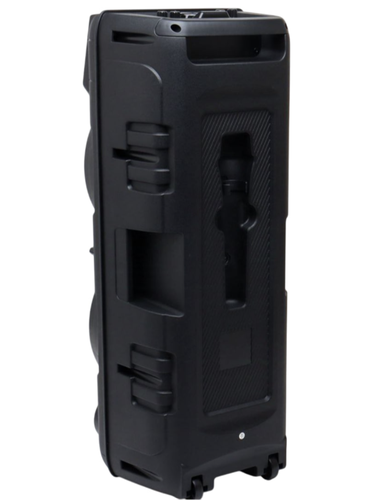 Kolonka Subwoofer ZQS-8210, mikrofon bilan, qora, купить недорого