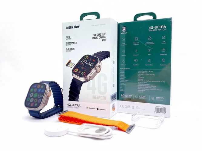 Смарт-часы Green Lion 4G Ultra, Черный